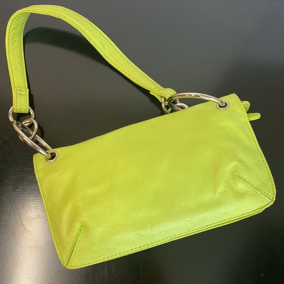 Wilsons Leather Bags Wilsons Leather Y2k Vintage Lime Green
